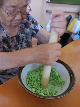 ずんだ作り ずんだ作り