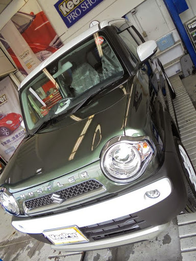 新車のハスラーにクリスタルキーパーを施工しました。