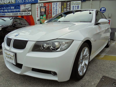ホワイトキーパーフルコースを施工しました。　BMW３２０ｉ