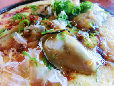 牡蠣と山芋のフワフワ焼