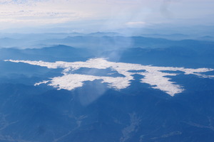 雲が、水から沸くのがよく分かります。